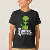 エイリアンヘッドエリア51 Ufoエイリアン宇宙おもしろい贈 Tシャツ (正面)