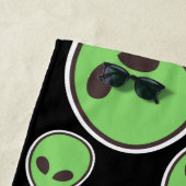 エイリアンヘッドビーチタオル ビーチタオル (インサイチュ)