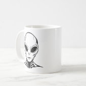 エイリアンヘッド コーヒーマグカップ (正面左)