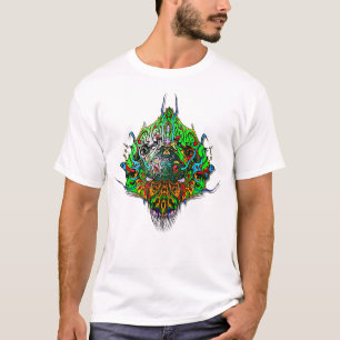 エイリアンヘッド – 緑 Tシャツ