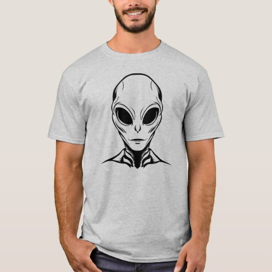 エイリアンヘッド Tシャツ (正面)