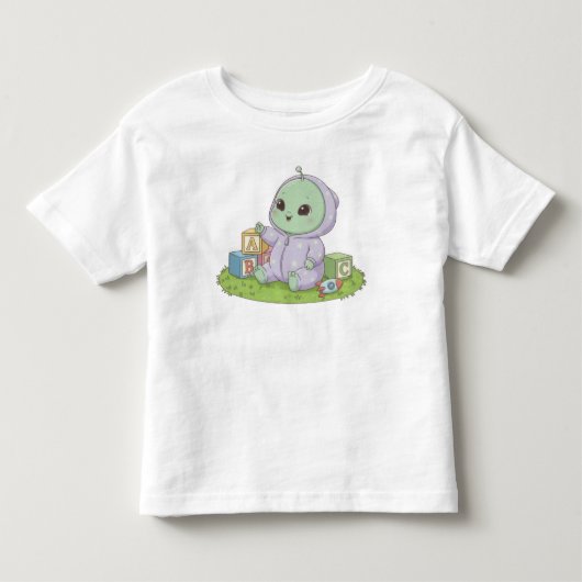 エイリアンベイビー トドラーTシャツ (正面)