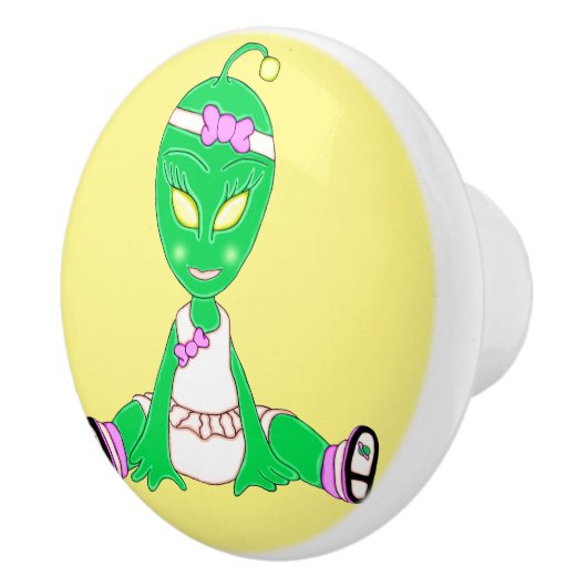 エイリアンベビーガール セラミックノブ (右)