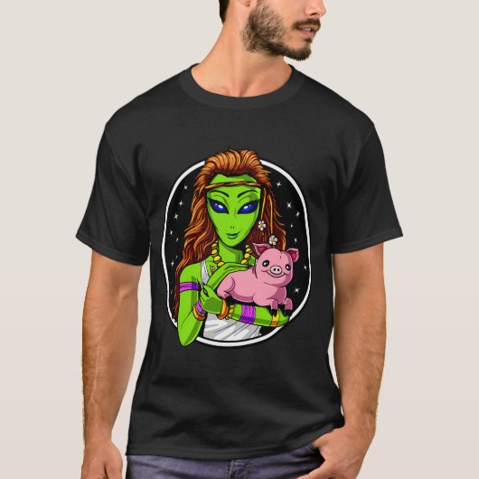 エイリアンベーガン Tシャツ (正面)