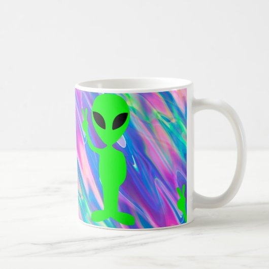 エイリアンホログラム コーヒーマグカップ (右)