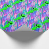 エイリアンホログラム ラッピングペーパー (角)