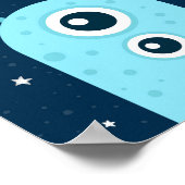 エイリアンボーイ子供部屋プリントスター銀河系宇宙 ポスター (角)