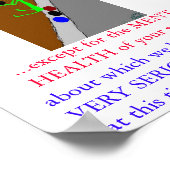 エイリアンボーリング路地by artist Wendy Bridges ポスター (角)