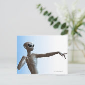 エイリアンポインティング ポストカード (スタンド正面)