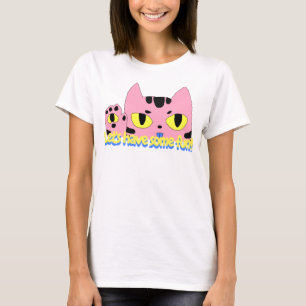 エイリアンポケットキャットがおもしろいを持つ Tシャツ