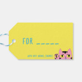 エイリアンポケットキャット ギフトタグ (裏面横)