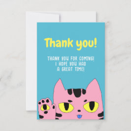 エイリアンポケットキャット サンキューカード