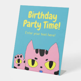 エイリアンポケットキャット 台座サイン