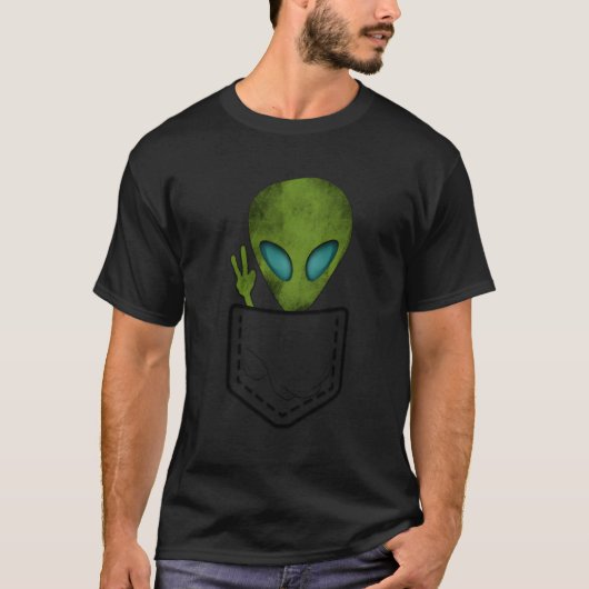 エイリアンポケットピースUfo Tシャツ (正面)