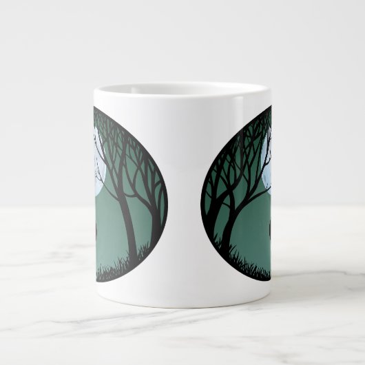 エイリアンマグググレイ地球外カップエイリアンマグズ ジャンボコーヒーマグカップ (正面)