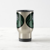 エイリアンマグ 灰色 地球外生命体 カップ & エイリアングラス (中央)