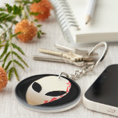 エイリアンマスク（未来的なマーキング） キーホルダー (正面右)