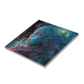 エイリアンマンシュレアルSci-Fiアート タイル (側面)