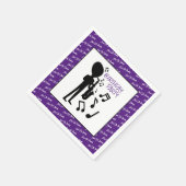 エイリアンミュージシャン、誕生日 スタンダードカクテルナプキン (角)