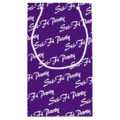 エイリアンミュージシャン、誕生日 スモールペーパーバッグ (裏面)