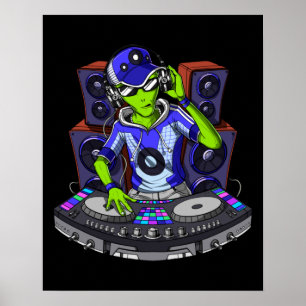 エイリアンミュージックDJ ポスター