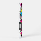 エイリアンモンスター グラフィティパターン iPhone 16 ケース (右側面)