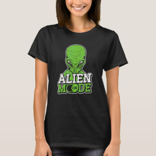 エイリアンモードの地球外Et Ufo宇宙船 Tシャツ