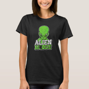 エイリアンモードの地球外Et Ufo宇宙船 Tシャツ