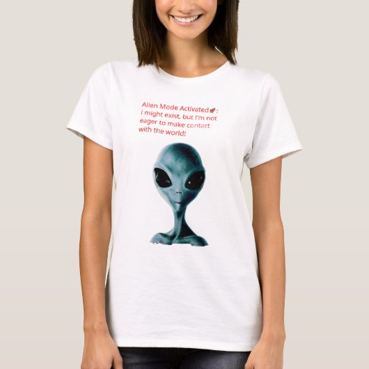 エイリアンモード起動 - Tシャツ (正面)