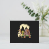 エイリアンユニコーンビッグフットUFO信者エイリアンギフト ポストカード (スタンド正面)