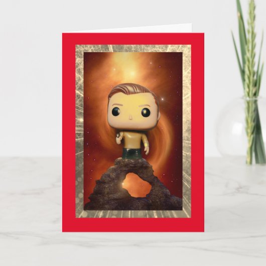 エイリアンライフ(30、5" x 7"折り畳み誕生日カード) カード (正面)