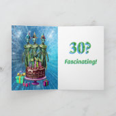 エイリアンライフ(30、5" x 7"折り畳み誕生日カード) カード (内部)