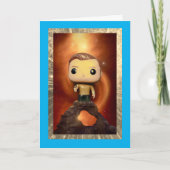 エイリアンライフ(50、5" x 7"折り畳み誕生日カード) カード (正面)