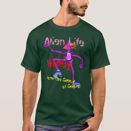 エイリアンライフ、Wolley Tシャツ (正面)