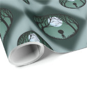 エイリアンラッピング紙かわいいETグレークリスマス紙 ラッピングペーパー (ロールコーナー)