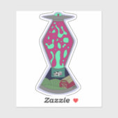 エイリアンラバランプステッカー シール (シート)