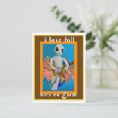 エイリアンラブズ秋はがき ポストカード (スタンド正面)