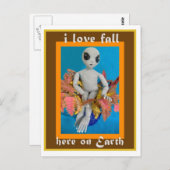 エイリアンラブズ秋はがき ポストカード (正面/裏面)