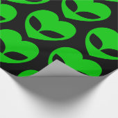 エイリアンラブハートラッピング紙 ラッピングペーパー (角)