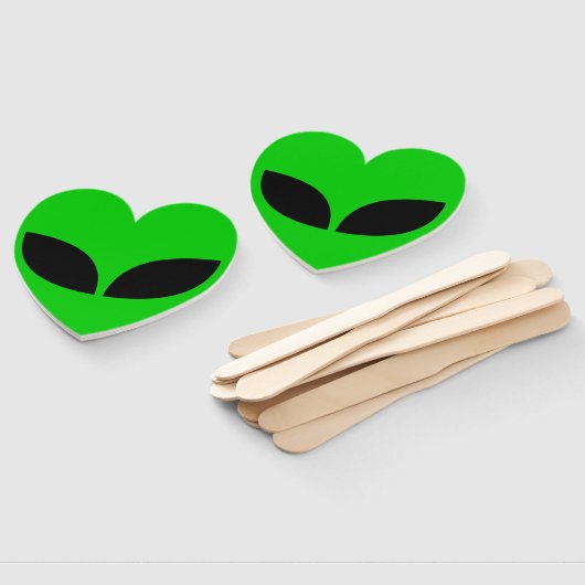 エイリアンラブハート紙コースター ハンドファン (組立なし)