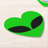 エイリアンラブハート ペーパーコースター (アングル)