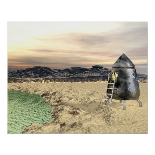 エイリアンランダーポスター ポスター (正面)