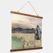 エイリアンランダー 吊り下げ型タペストリー (傾斜あり)