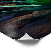 エイリアンランドスケープの滝と月 ポスター (コーナー)