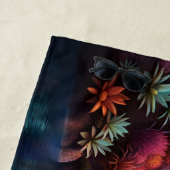 エイリアンランドスケープ滝ムーン ビーチタオル (インサイチュ)