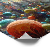 エイリアンランドスケープ（ツイン・ムーンズ付） ポスター (角)