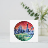 エイリアンランドスケープbyネフェルタラ ポストカード (スタンド正面)