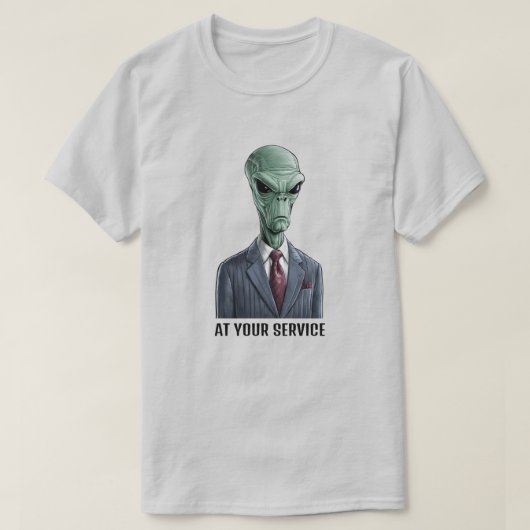 エイリアンリーダー Tシャツ (デザイン正面)