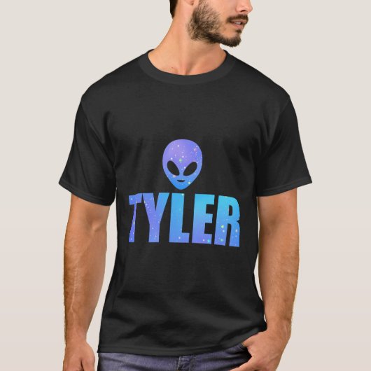 エイリアンレイドタイラーおもしろいミームグループ Tシャツ (正面)