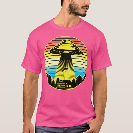 エイリアンレトロUfo Ufo Tシャツ (正面)